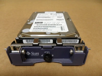 Sun 73Gb FC Disk Drive w/ Bracket 390-0166 - Image 1 of 2