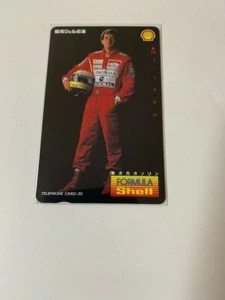 Ayrton Senna Japanese Telephone Card 1990 Shell Sponsor AS-J-100 MINT - Bild 1 von 1