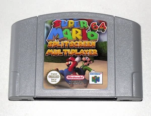 *PAL Version* Super Mario 64 Splitscreen Multiplayer Game For Nintendo 64 N64 - Picture 1 of 2