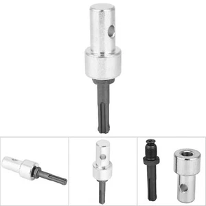 Drill Bit Adapter For Electric Drill To Earth Auger Connector Round Shank. - Picture 1 of 23