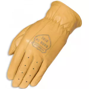Motorrad Handschuhe 6 - Held Preston - Classic Cafe Racer Oldtimer - natur  - Bild 1 von 3