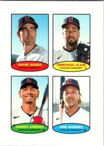 2023 Heritage Stamps #74BS - 57/58/59/60 (Bieber, Clase, Jimenez, Ramirez) - Bild 1 von 2