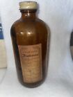Medicine Old Reed & Carnrick Laboratories  Nj Trophonine Brown Bottle 12 Oz