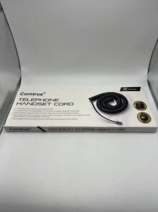 Lot de 2 cordons combinés téléphoniques Comtrue compatibles universellement - Photo 1/6