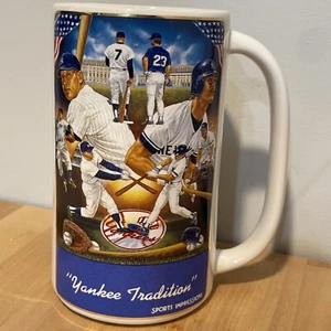 1987 Sports Impressions Mantle & Mattingly Yankee Tradition Stein #d of 5000 - Picture 1 of 12