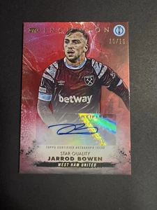 2022-23 Topps Inception Star Quality Jarrod Bowen Auto Red 10/10 - Picture 1 of 2