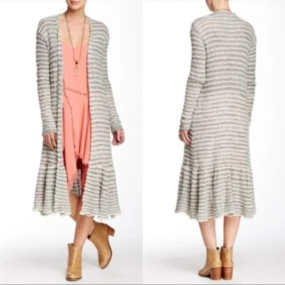 Cárdigan Free People para mujer Smile Like You Mean It plumero frente abierto talla XS Foto 1 de 4