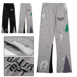Ink Graffiti Trousers Cotton Sport Jogger 𝘎𝘈𝘓𝘓𝘌𝘙𝘠 𝘋𝘌𝘗𝘛 Street Hosen - Bild 1 von 10