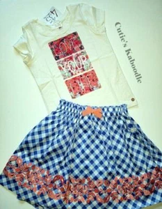 NWT New Matilda Jane Love Your Life Tee Tarte Tartin Skirt 2pc Set 8 10 - Picture 1 of 1