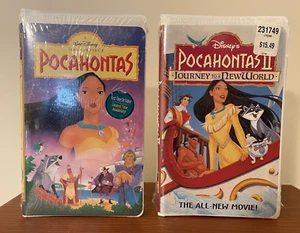 Sealed Disney's Pocahontas 1 (#5741) and 2 Journey to New World (#12743) Rare - Picture 1 of 4