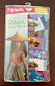 NEW Disney Raya and the Last Dragon Girls Underwear Panties Briefs Size 8 - Picture 1 of 3