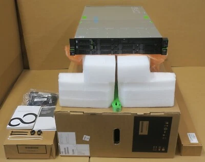NEW Fujitsu Primergy RX2540 M6 2x 24C Gold 6342 256GB RAM 2x 480GB SSD 2U Server - Image 1 of 4
