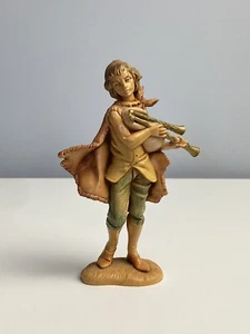 Fontanini Krippe Josua mit Dudelsack 5" Scale Figur Depose Italy #162 - Bild 1 von 5