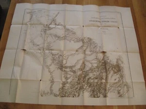 Map of German Protected Areas from 1900 Utshungwe Mountains UHEHE 1897 and 1898 - Picture 1 of 15