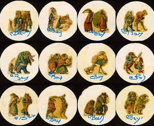 RARE Antique Magic Lantern Slide FULL SET EARLY VICTORIAN STORY OLD C1880 - Picture 1 of 14
