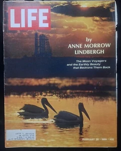 Vintage LIFE Magazine Feb 28, 1969 THE MOON VOYAGERS, ANNE MORROW LINDBERGH - Picture 1 of 1