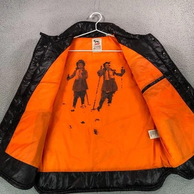 VTG Triple Five Soul Vest Mens Medium Black Brown Camo 555 Puffer Streetwear - Image 1 of 4