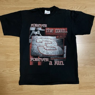 Camisa preta vintage Dale Earnhardt Sr NASCAR Intimidator Memorial tamanho P - Imagem 1 de 4