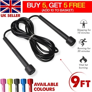 Adjustable Skipping Rope Gym Fitness Boxing Speed Exercise Jump Workout Skip Fit - Picture 1 of 21