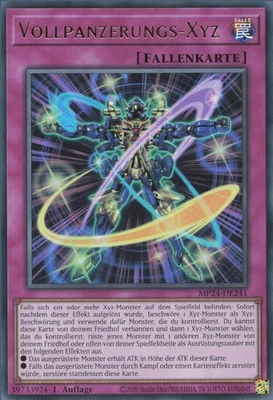 YuGiOh Vollpanzerungs-Xyz MP24-DE241 Ultra Rare Deutsch Neu 1st - Bild 1 von 2