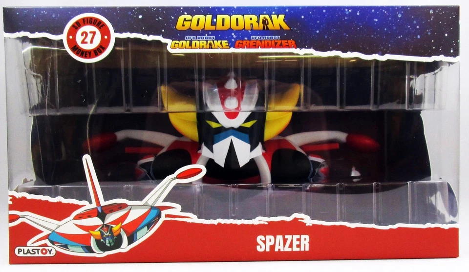 Goldorak - Plastoy - Figurine Tirelire 25cm SD Goldorak Soucoupe Spazer - Photo 1/4