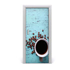 Tulup doorsticker 85x205cm decorative sticker - coffee pot