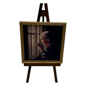 Donald Zolan Daddy's Home 2nd in framed miniature series COA Box, Easel 1992 - Picture 1 of 5