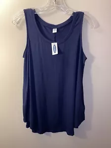 OLD NAVY TANK TOP SHIRT WOMENS SIZE SMALL NAVY BLUE - Picture 1 of 5