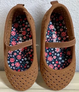 Carter Girl Brown Shoes Us Size 4M - Picture 1 of 7