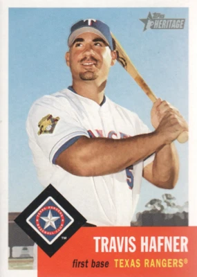 2002 Topps Heritage  #302 Travis Hafner - NM-MT  - Image 1 of 2