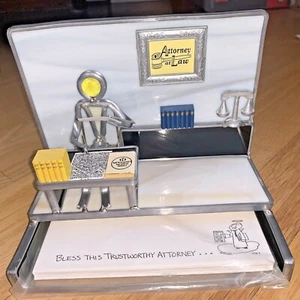 Unique ATTORNEY AT LAW Desk Paper Holder - CUSTOM MADE / UNIQUE - Picture 1 of 11