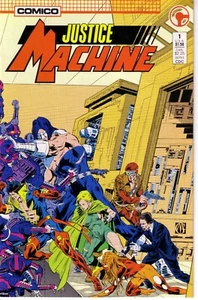 Cómics cómicos de 1987 de Justice Machine #1 (Fn) - Imagen 1 de 1