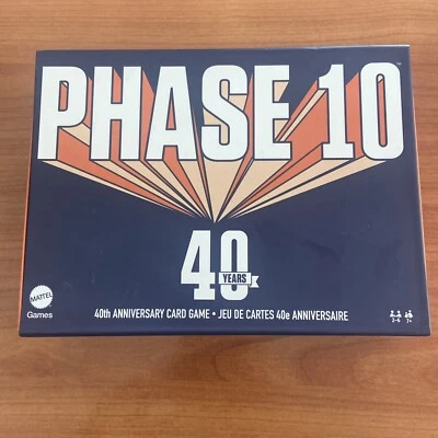 Phase 10 Card Game 40th Anniversary Edition, Family Game for Adults & Kids New - Image 1 of 4