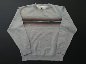 Hang Ten Sweatshirt 80er 90er Vintage Hoodie gestreift großes Logo Surfen Hawaii Strand - Bild 1 von 9