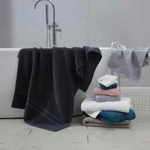 Set asciugamani da bagno di lusso 8 pezzi: 100% puro cotone, standard hotel di alta qualità, morbido - Foto 1 di 3