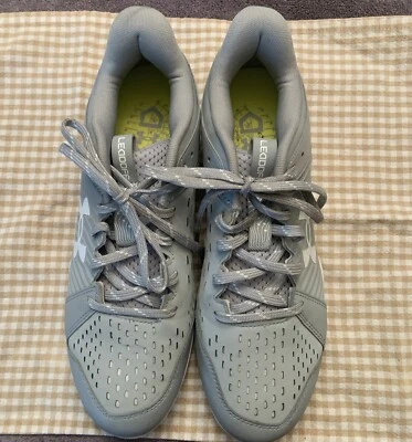 Men's Baseball Cleats Shoes Under Leadoff Low RM Baseball Cleats Gray Size 9 1/2 - Image 1 of 4