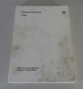 Manual De Taller / Instrucciones De Reparación BMW F 650 Tipo 169 Fecha 04/1994 - Imagen 1 de 5