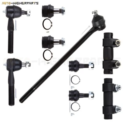 For 1980-1996 Ford F-150 4WD 9 Pcs Front Ball Joint Tie Rod Ends Kit - Image 1 of 4