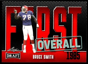 2023 Leaf Draft Football Parallel Red - Click Dropdown to Collect.