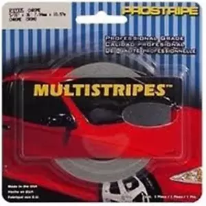 Prostripe R410107 0.19 in. x 15 0 ft. Vinyl Multistripe TapesGunmetal Metallic - Picture 1 of 1