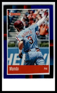 2022 Donruss Holo Purple #251b Bryce Harper Philadelphia Phillies - Picture 1 of 2