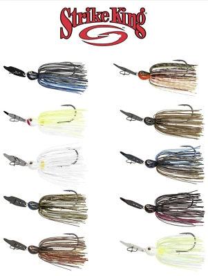 strike king thunder cricket vibrating bladed swim jig sizes colors FREE SHIPPING - Image 1 of 4