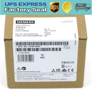 6ED1052-1FB08-0BA0 SIEMENS LOGO! Module Brand New in Box!Spot Goods Zy - Picture 1 of 2