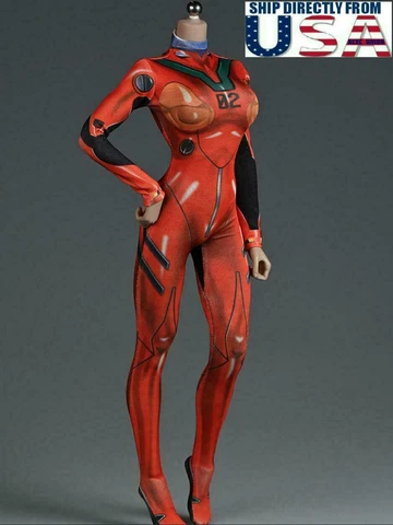 1/6 Asuka Langley Bodysuit For 12" PHICEN TBLeague Hot Toys Female Figure USA Cover