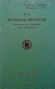 U.S. IRONCLAD MONITOR by S.B. Besse 1936 - Imagen 1 de 6