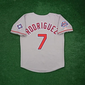 Ivan Rodriguez 1995 Texas Rangers All Star Grey Road Men's Cooperstown Jersey - Picture 1 of 9