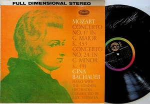 SG 7194 Rainbow Stereo - GINA BACHAUER Mozart Piano Concertos No 17 & 24 LP EX+ - Picture 1 of 2