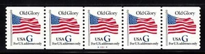 1994 Sc 2890 G Rate (32c) PNC5 plate number A3324 MNH Old Glory - Picture 1 of 1
