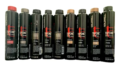 Goldwell TOPCHIC Professional Hair Color Canister (CAN) 8.6 oz Choose Your Color - Image 1 of 3