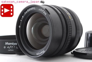 🎦[Exc+5 w/Hood] Mamiya G 50mm f4 L Wide Angle Lens For New 6 Six MF From JAPAN - Picture 1 of 18